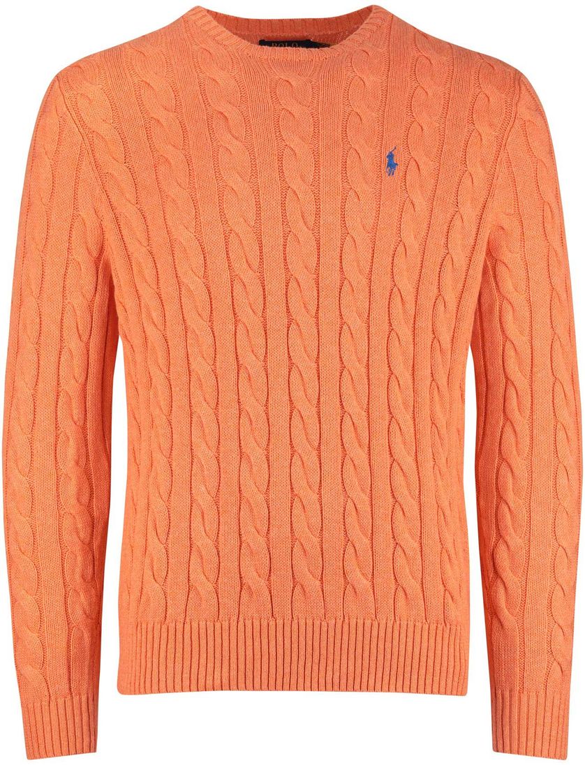 Polo Ralph Lauren trui normale fit effen oranje