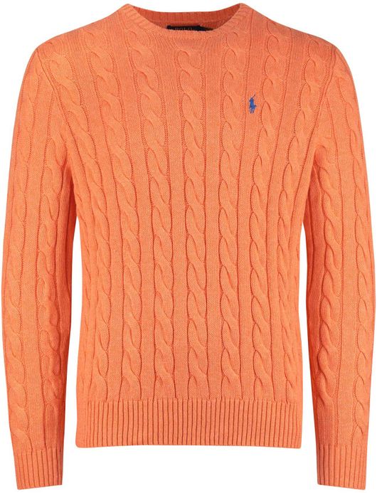 Polo Ralph Lauren trui oranje effen normale fit