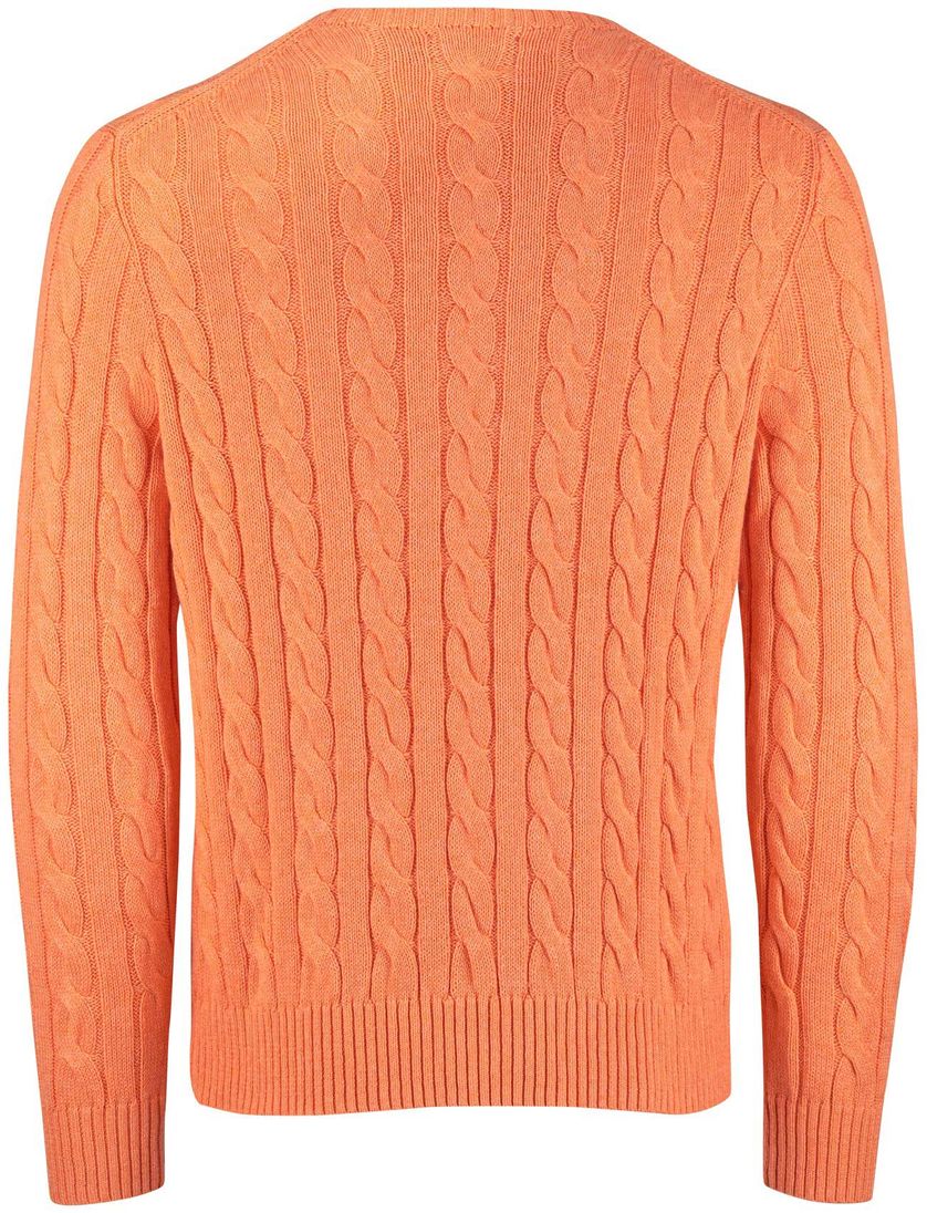 Polo Ralph Lauren trui normale fit effen oranje