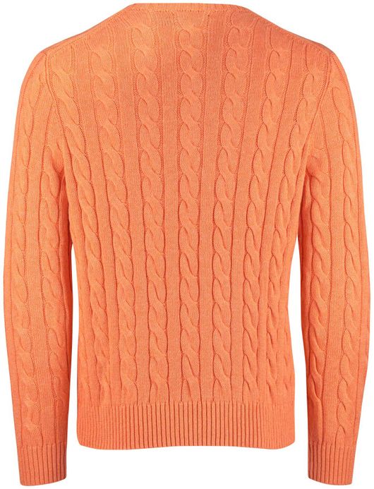 Polo Ralph Lauren trui oranje effen normale fit
