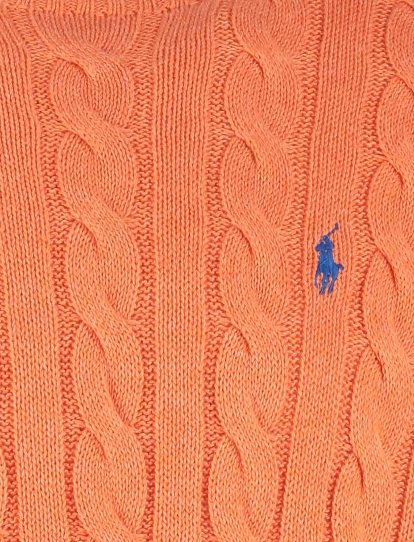 Polo Ralph Lauren trui normale fit effen oranje