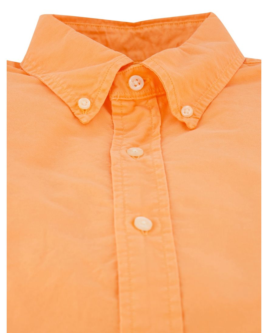Overhemd Polo Ralph Lauren Custom Fit oranje button-down boord
