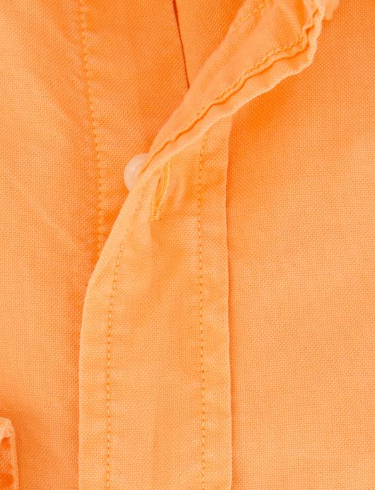 Overhemd Polo Ralph Lauren Custom Fit oranje button-down boord