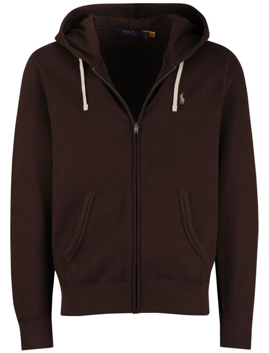 Polo Ralph Lauren vest effen bruin normale fit