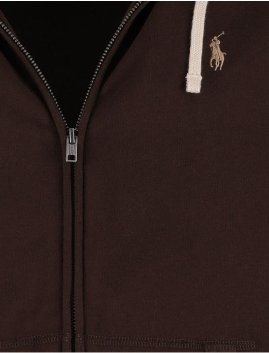 Polo Ralph Lauren vest effen bruin normale fit