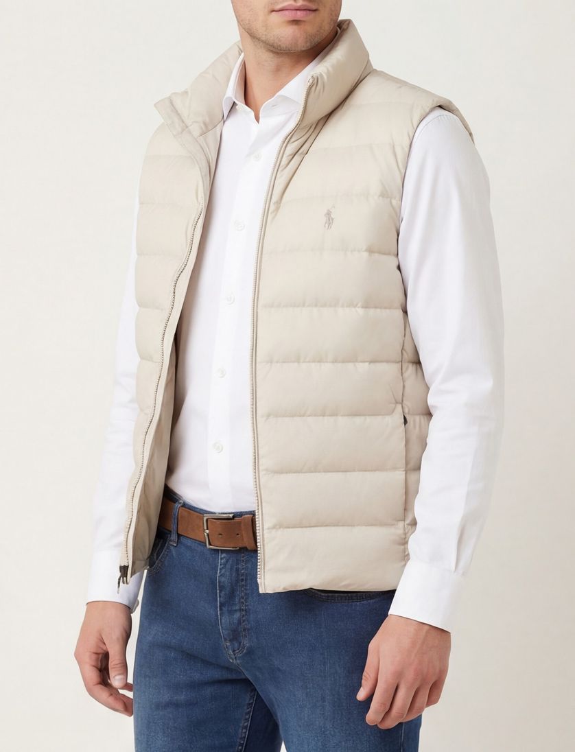 Polo ralph lauren bodywarmer beige polyester