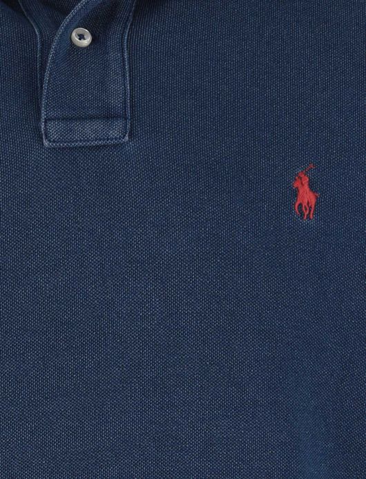 Polo Ralph Lauren poloshirt blauw effen normale fit