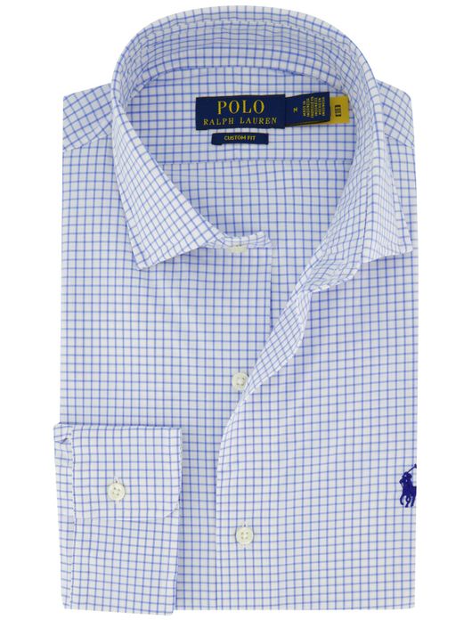 Polo Ralph Lauren overhemd wit blauw