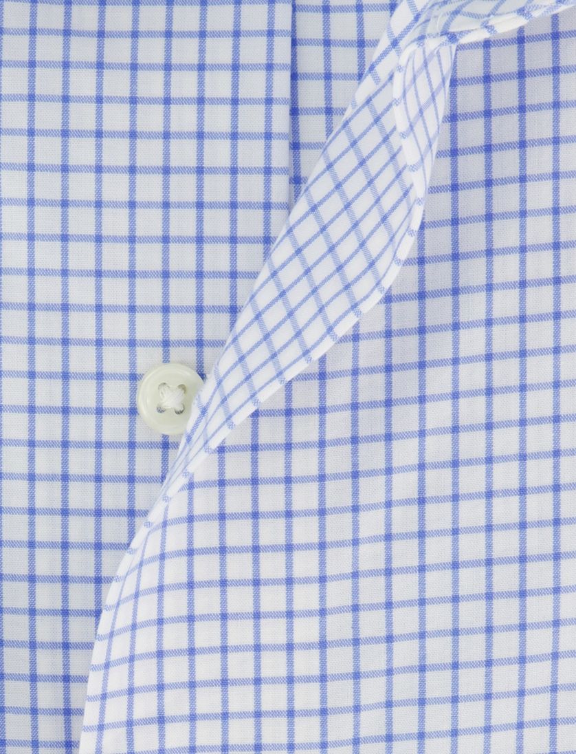 Overhemd Polo Ralph Lauren Custom Fit Blauw wit geruit katoen