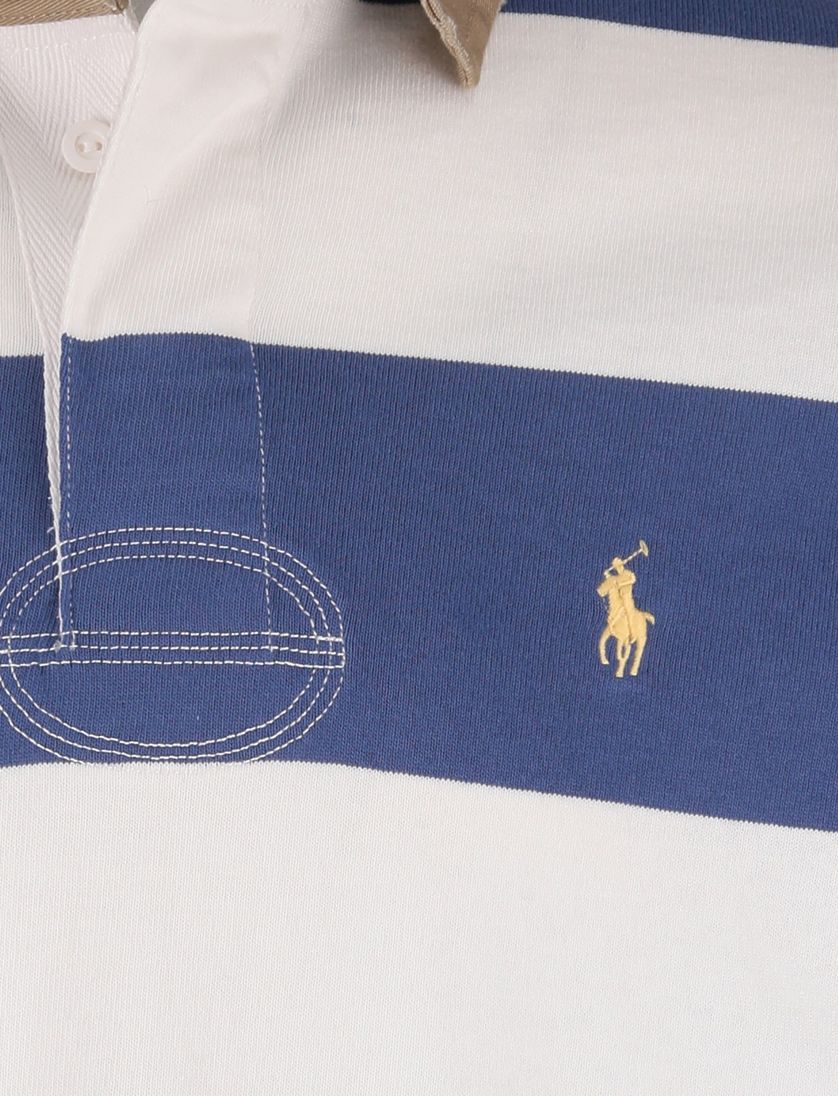 Polo Ralph Lauren poloshirt katoen wit blauw gestreept