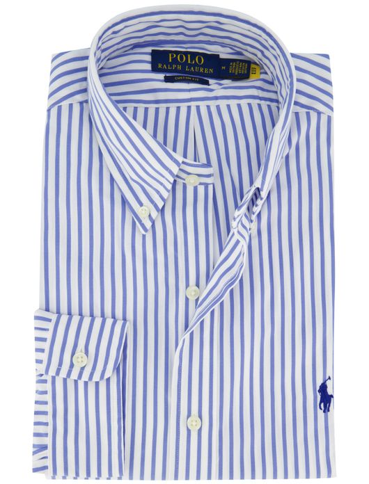 Polo Ralph Lauren overhemd wit blauw