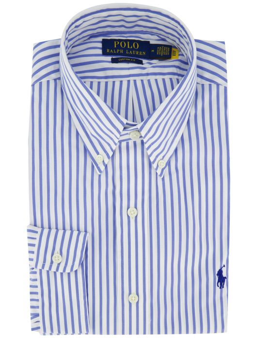 Polo Ralph Lauren overhemd wit blauw