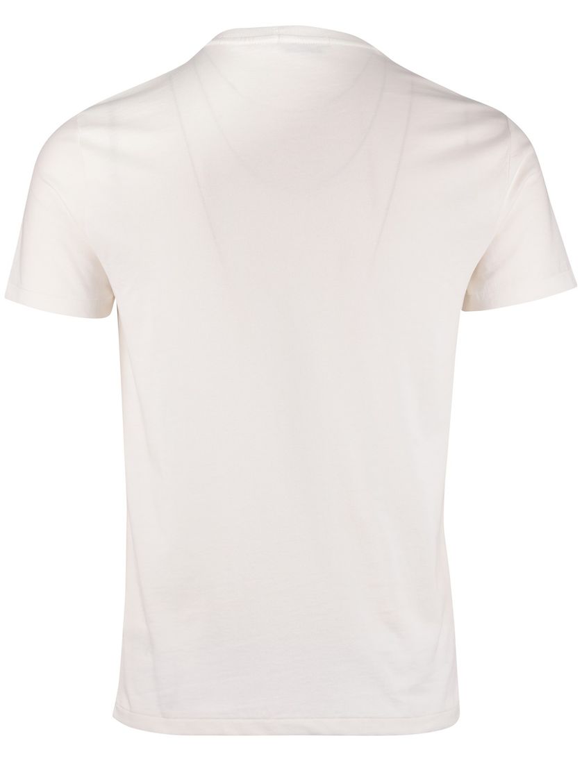 Polo Ralph Lauren t-shirt geprint beige katoen