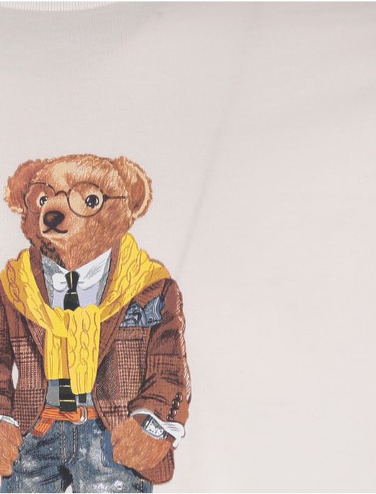 Polo Ralph Lauren t-shirt beige geprint katoen