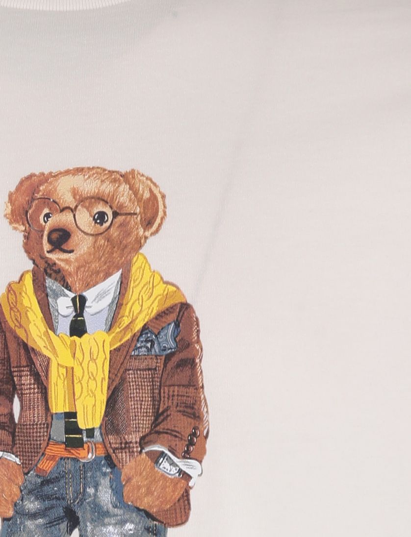 Polo Ralph Lauren t-shirt geprint beige katoen