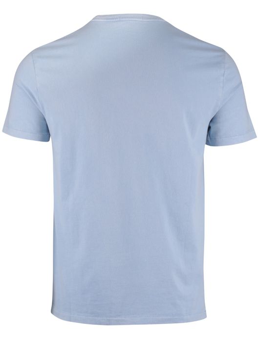 Polo Ralph Lauren t-shirt lichtblauw geprint katoen