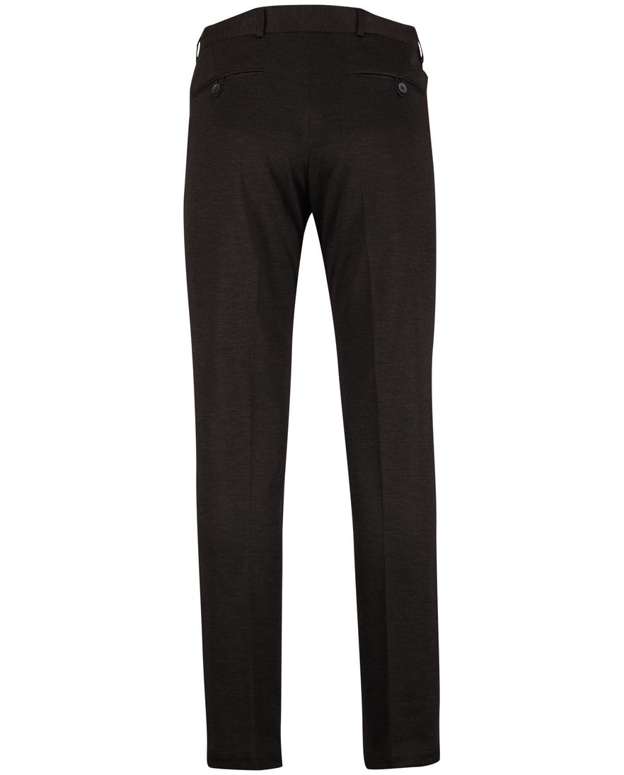 Chino bruin Zuitable elastische band striksluiting