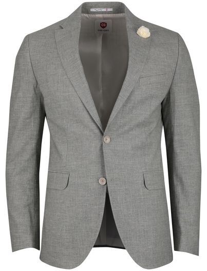 Carl Gross Groen linnen colbert Club of Gents mix en match slim fit