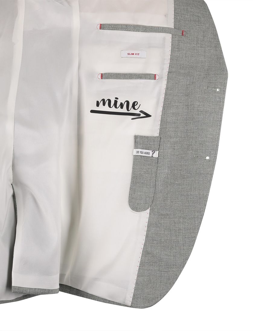 Groen linnen colbert Club of Gents mix en match slim fit