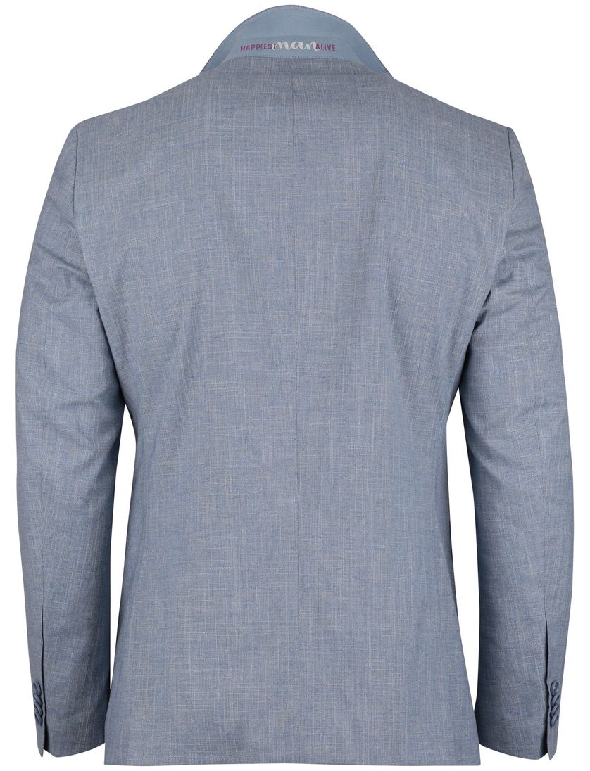 Blauw linnen colbert Club of Gents mix en match slim fit