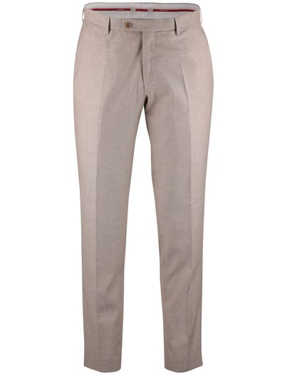 Carl Gross Beige pantalon flatfront Carl Gross Club of Gents