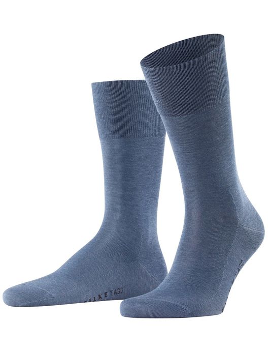 Falke herensokken Tiago blauw katoen premium