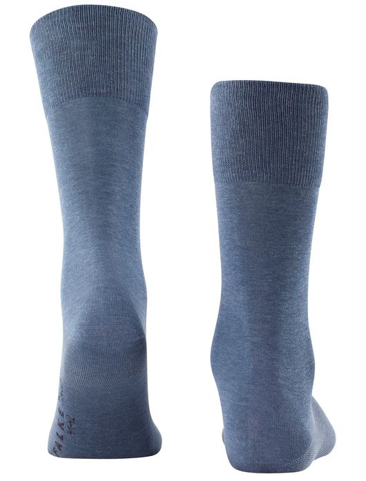 Falke herensokken Tiago blauw katoen premium