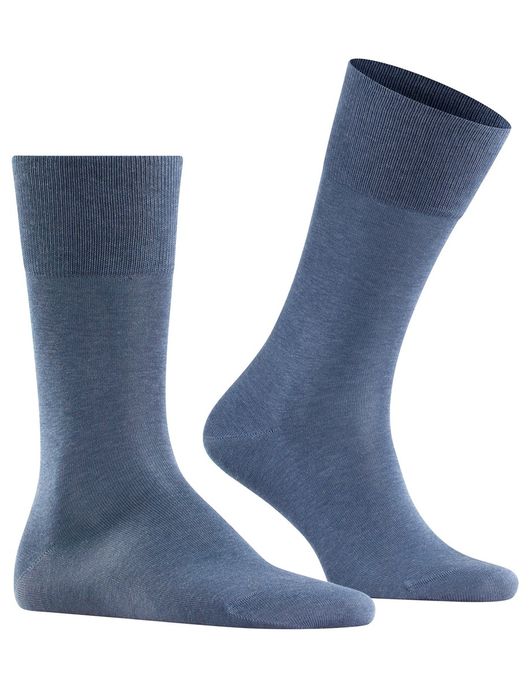 Falke herensokken Tiago blauw katoen premium