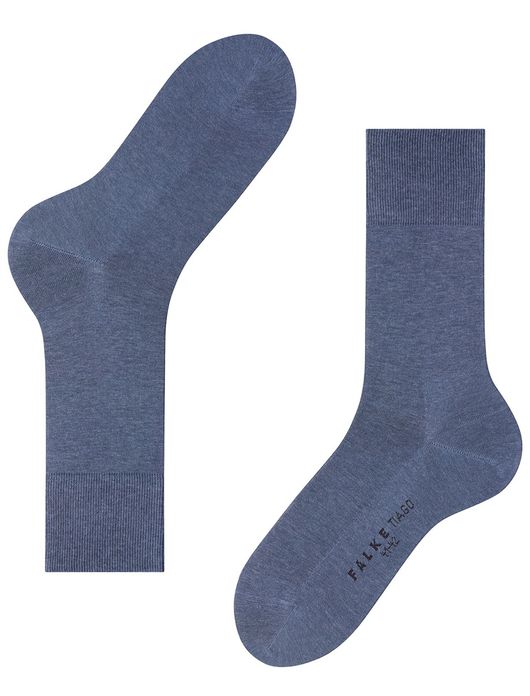 Falke herensokken Tiago blauw katoen premium
