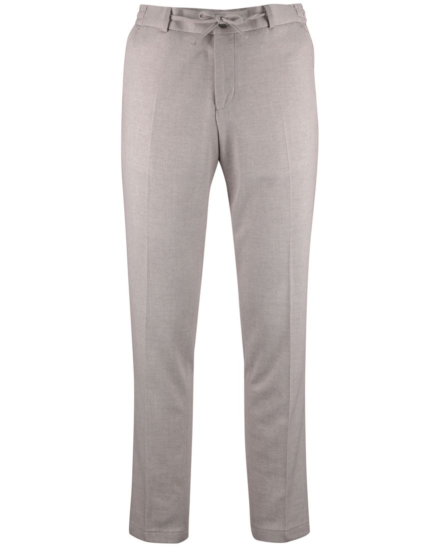 Beige chino Zuitable elastische band gemeleerd