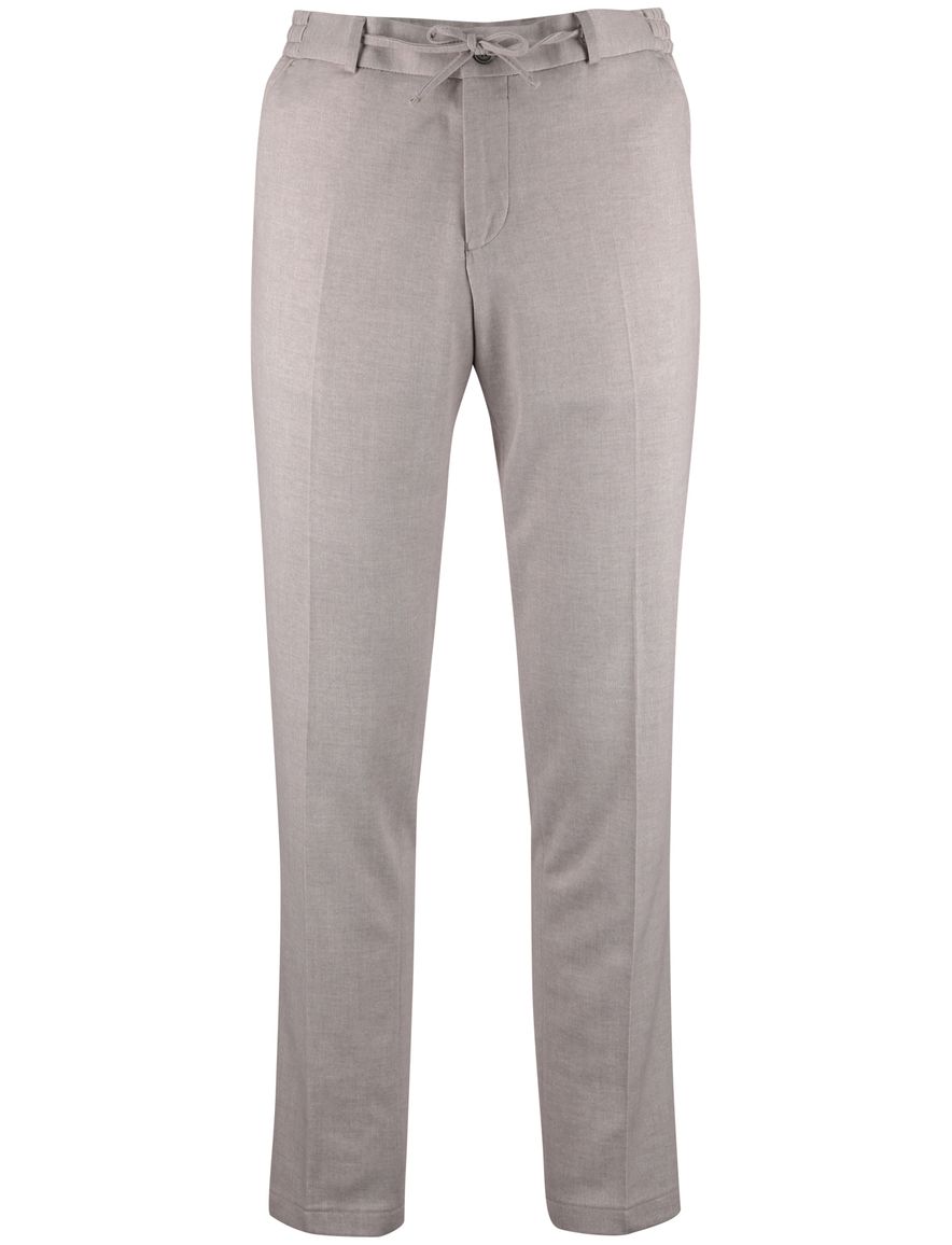 Beige chino Zuitable elastische band gemeleerd