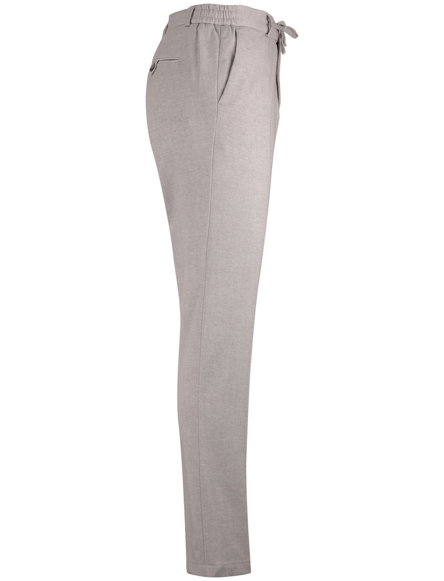 Beige chino Zuitable elastische band gemeleerd