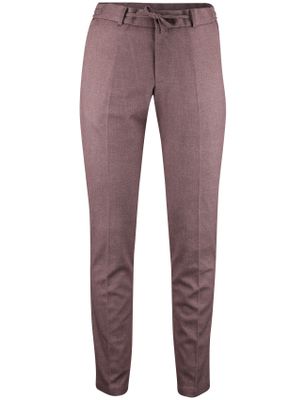 Zuitable Bruine chino Zuitable elastische band en veter mix en match