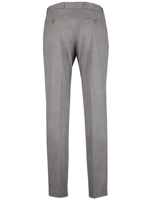 Zuitable pantalon elastische band grijs gemeleerd