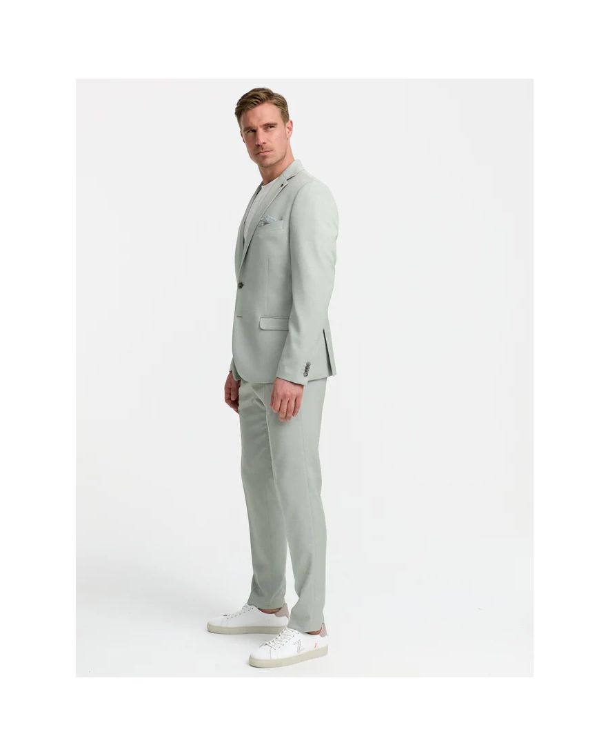 Colbert mix en match Zuitable groen slim fit