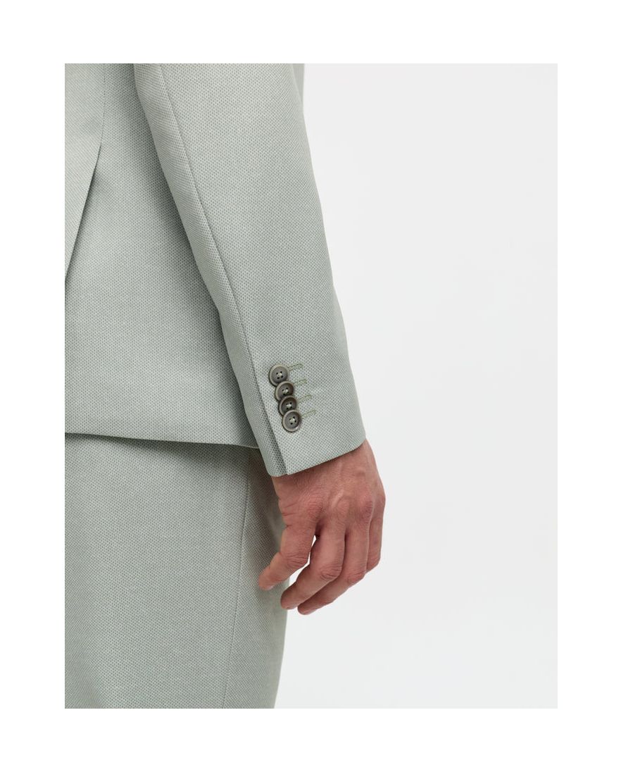 Colbert mix en match Zuitable groen slim fit