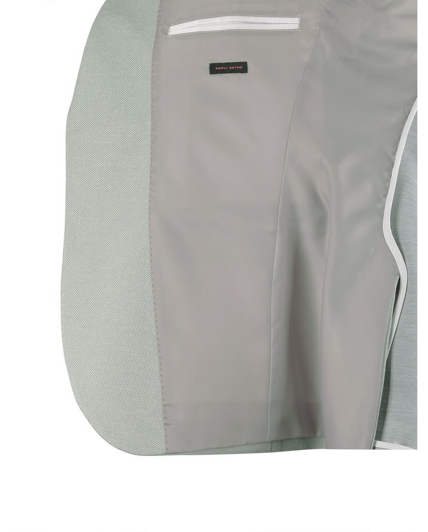 Colbert mix en match Zuitable groen slim fit