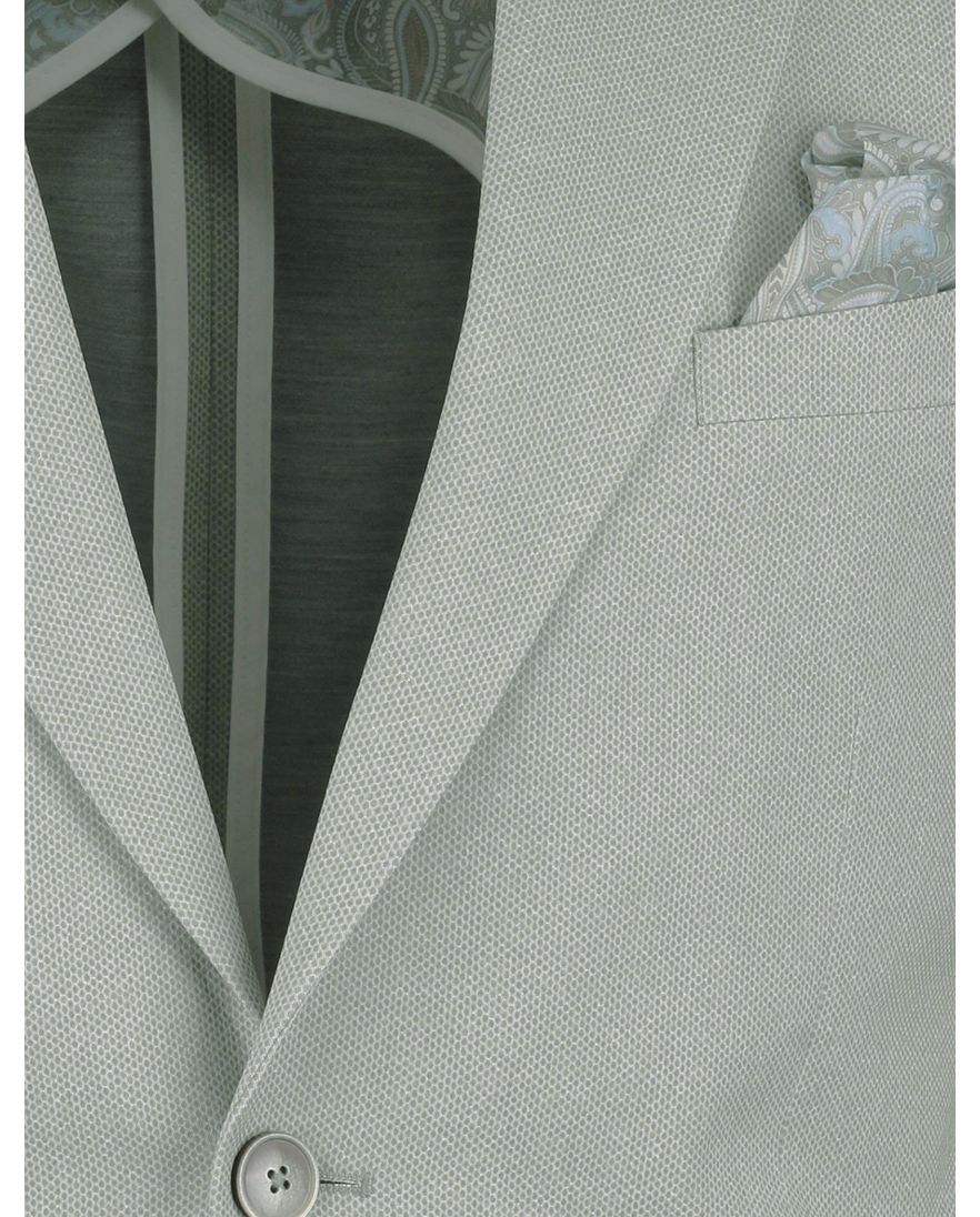 Colbert mix en match Zuitable groen slim fit