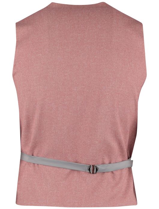 Zuitable gilet omkeerbaar print roze