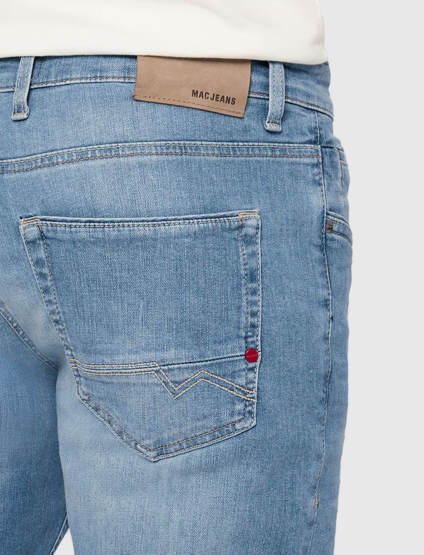 Jeans lichtblauw Mac denim 5-pocket normale fit