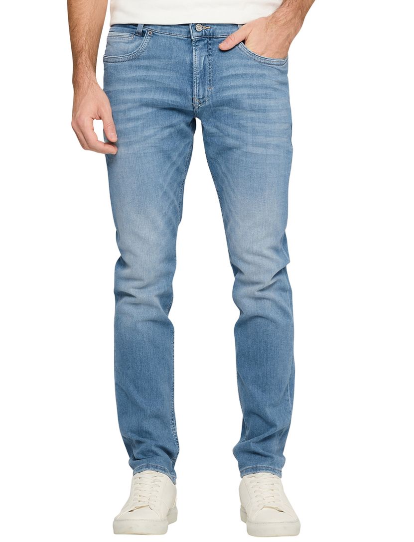 Jeans lichtblauw Mac denim 5-pocket normale fit