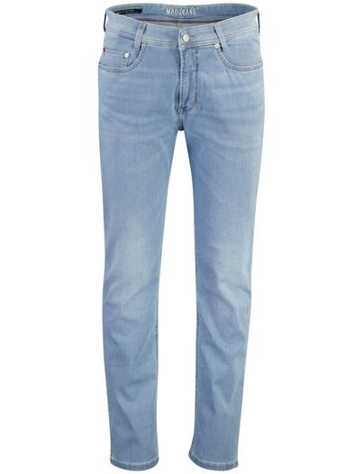 Mac Lichtblauwe jeans Mac Flexx zonder omslag denim