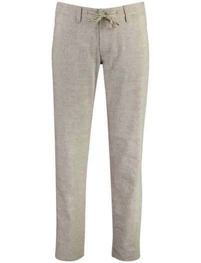 Mac Beige pantalon Mac Lennox Sport elastische band