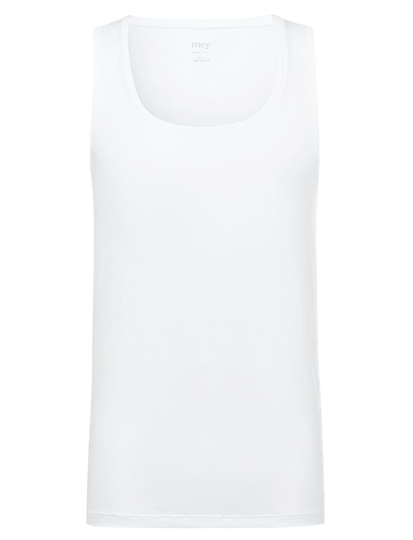 Tanktop Mey wit effen katoen ronde hals