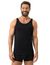 Tanktop Mey zwart effen katoen ronde hals