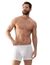 Mey Boxershort wit effen elastische band katoen