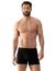 Boxershort Mey zwart effen katoen elastische band