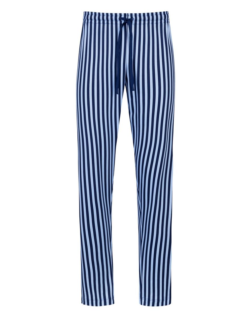 Mey Pyjamabroek blauw gestreept katoen