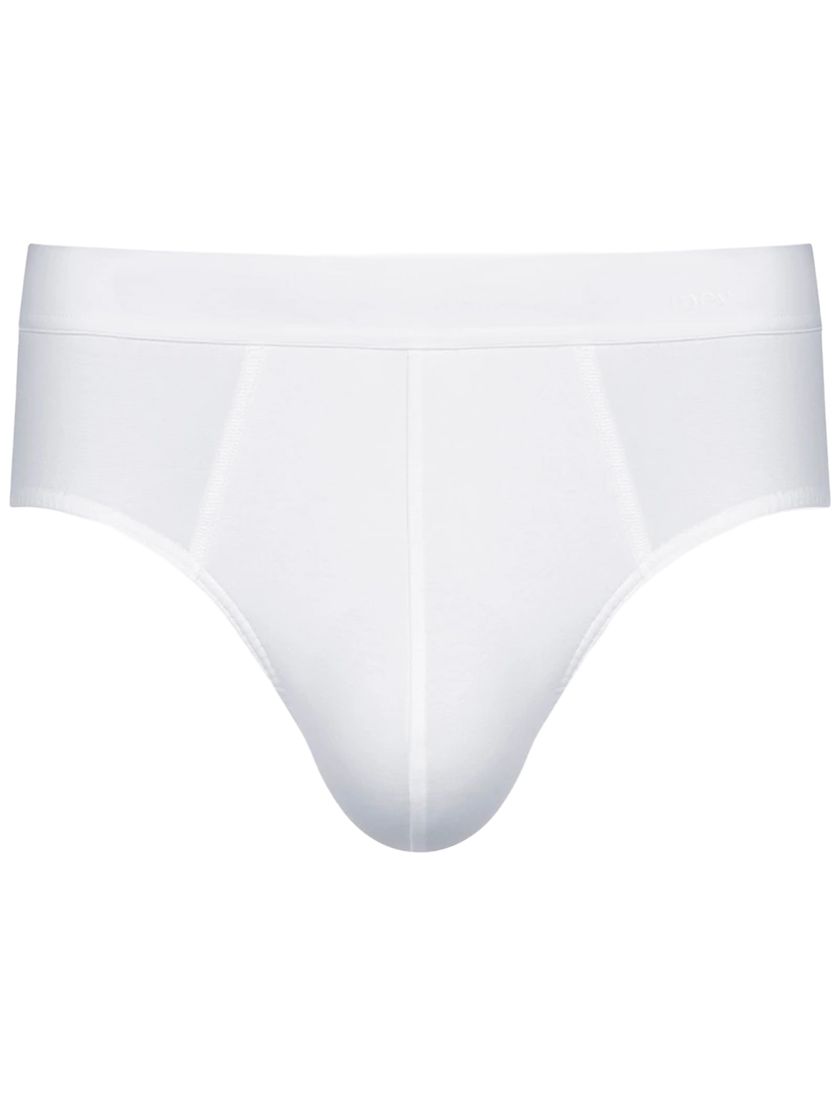 Mey slip wit elastische band katoen effen