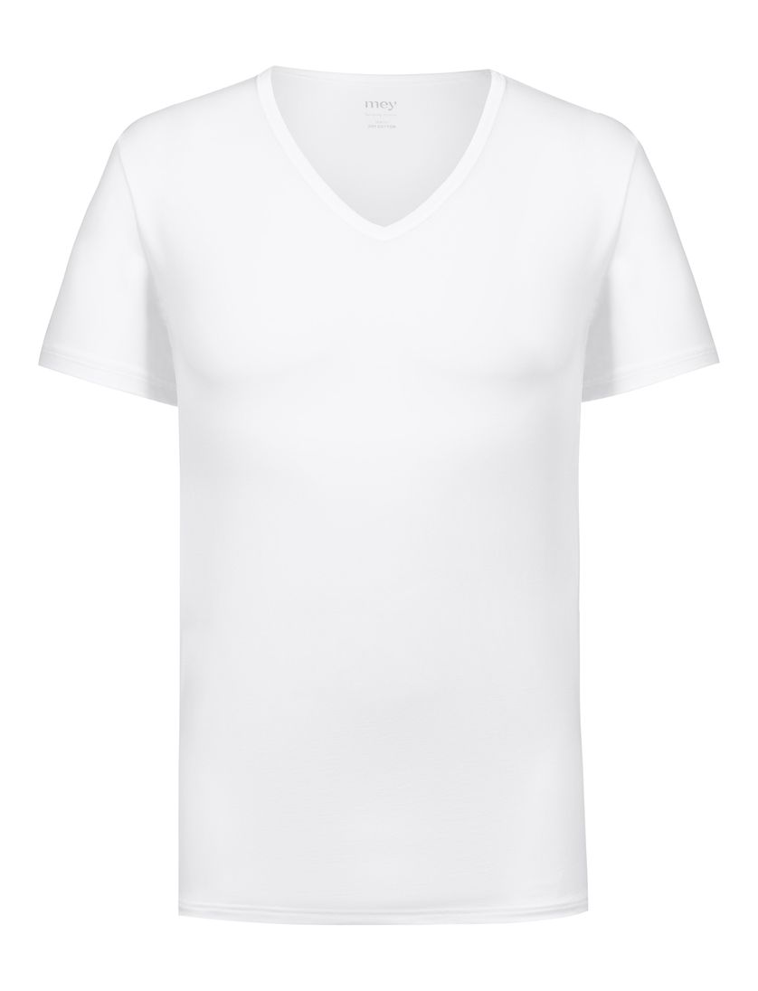 Mey t-shirt wit v-hals katoen